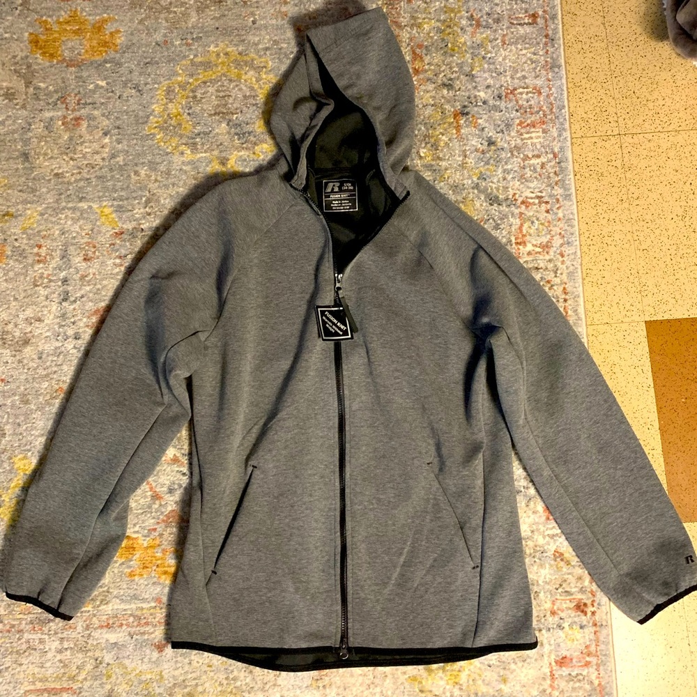 New Russell athletic zip up